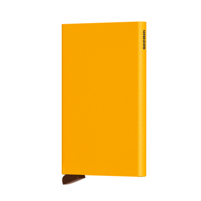 SECRID Ochre Card Protector front view