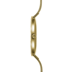 Obaku 32mm FOLDER - GOLD toned Steel mesh watch