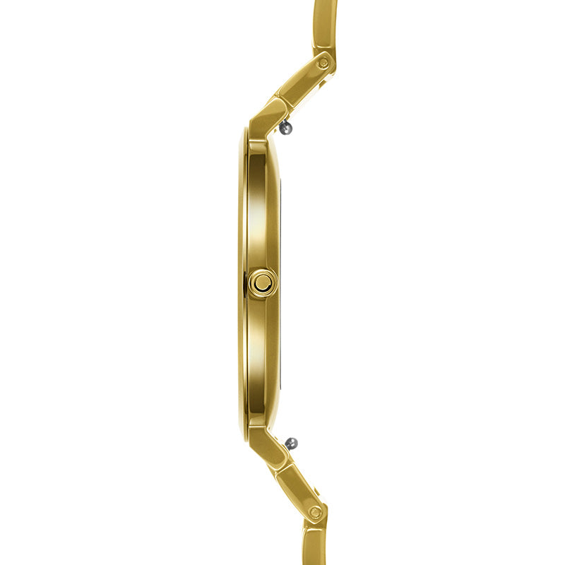Obaku 34mm KLIP LILLE - CIDER Gold toned Steel Link Watch