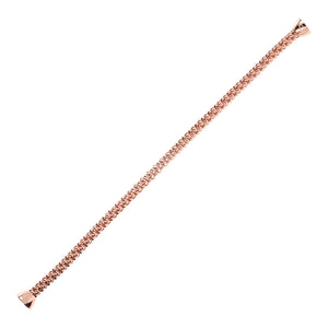 Bronzallure 18ct Rose Gold Plated Magnetic Clasp Bracelet