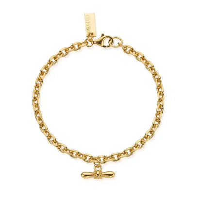ChloBo 18ct Gold Plated Balanced Aura Bracelet