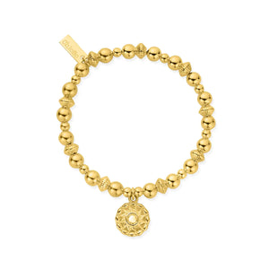 ChloBo 18ct Gold Plated Joyful Energy Bracelet