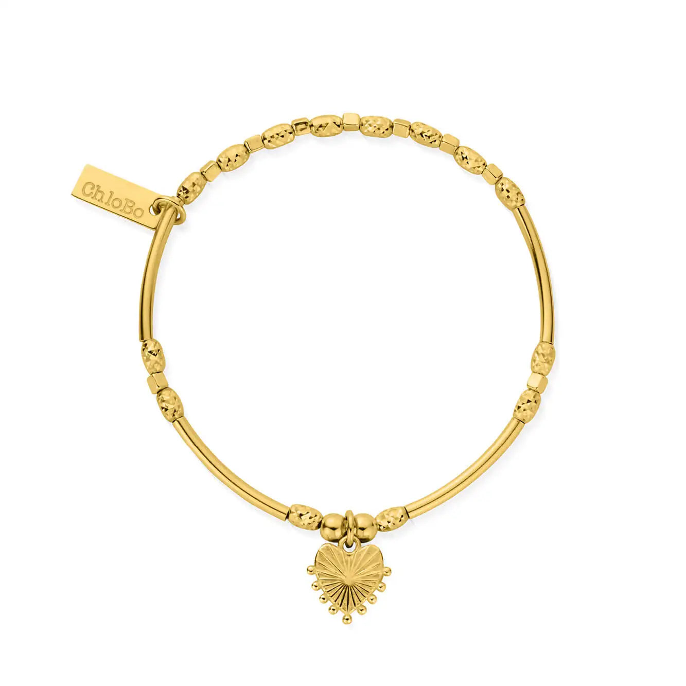 ChloBo 18ct Gold Plated Glowing Beauty Bracelet