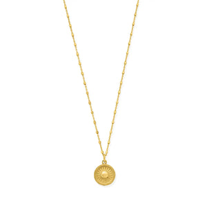 ChloBo 18ct Yellow Plated Gold Sun Catcher Necklace