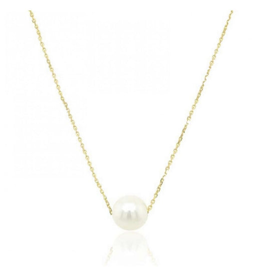 9ct Yellow Gold Culture Pearl Necklace