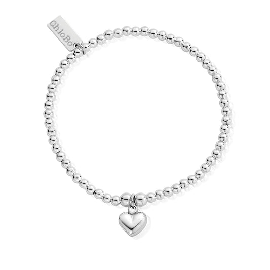 A image of the product ChloBo Sterling Silver Cute Elephant Charm Bead Bracelet