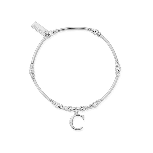 ChloBo Sterling Silver Iconic Initial 'C' Bracelet