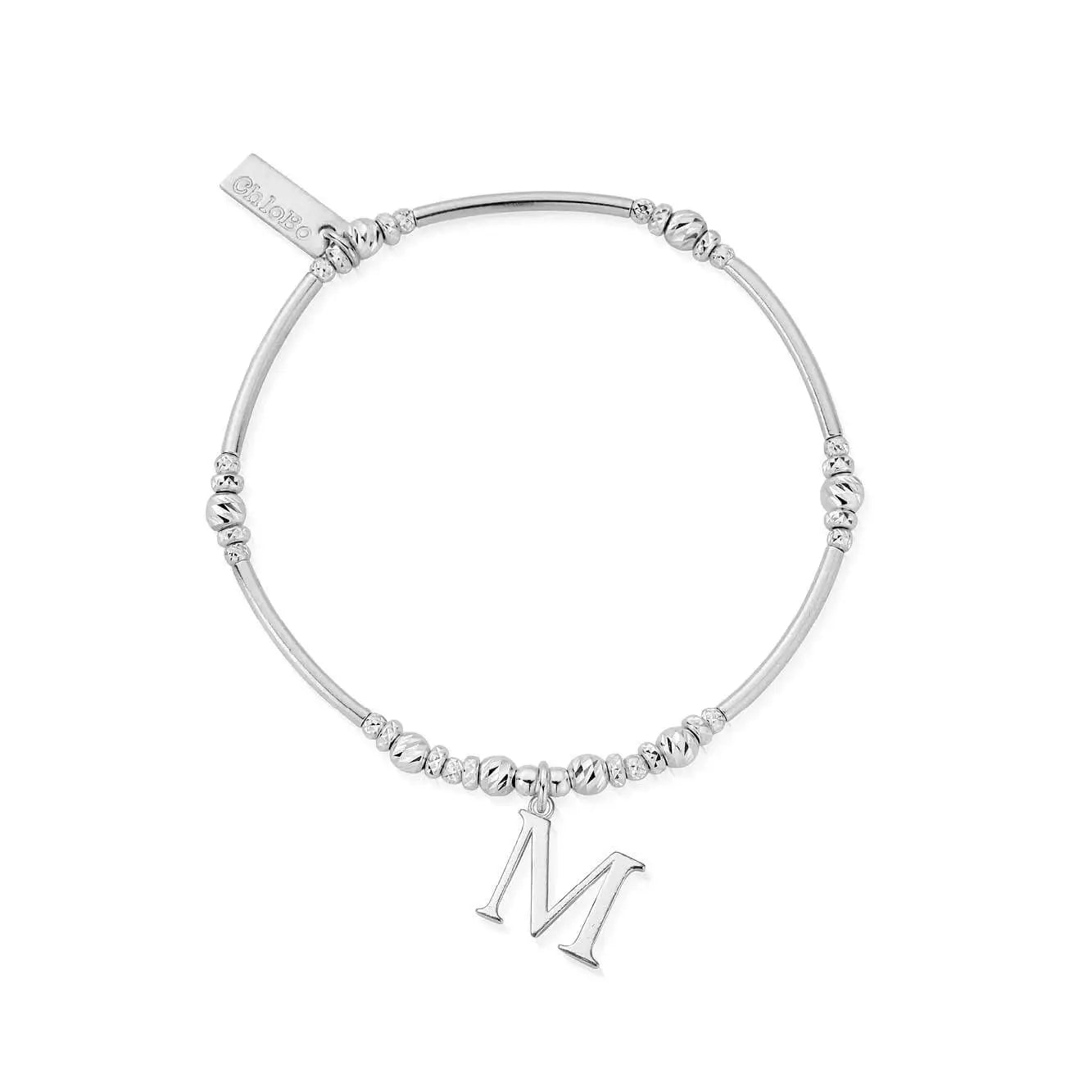 ChloBo Sterling Silver Iconic Initial 'M' Bracelet