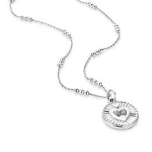 Load image into Gallery viewer, ChloBo Sterling Silver Triple Bobble Guiding Heart Necklace Media 3 of 3