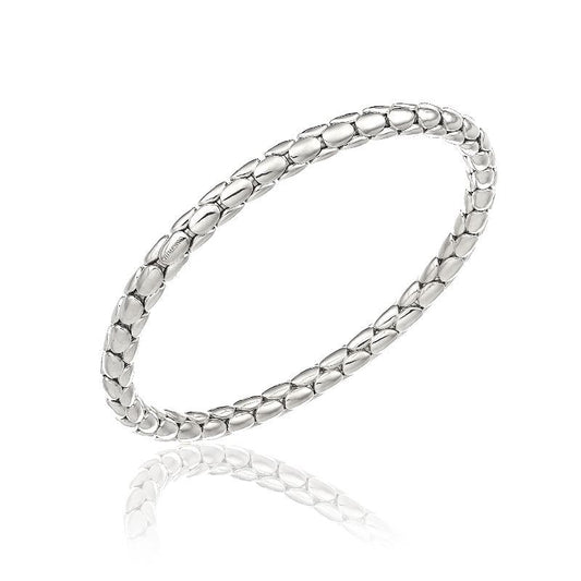 Chimento 18ct White Gold Stretch Spring Bracelet