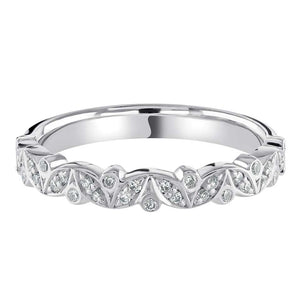 Platinum 50% Spread Marquise & Round Fancy Cut Diamond Ring 0.14ct